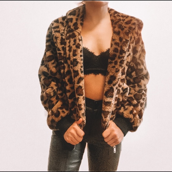 Jackets & Blazers - animal print jacket